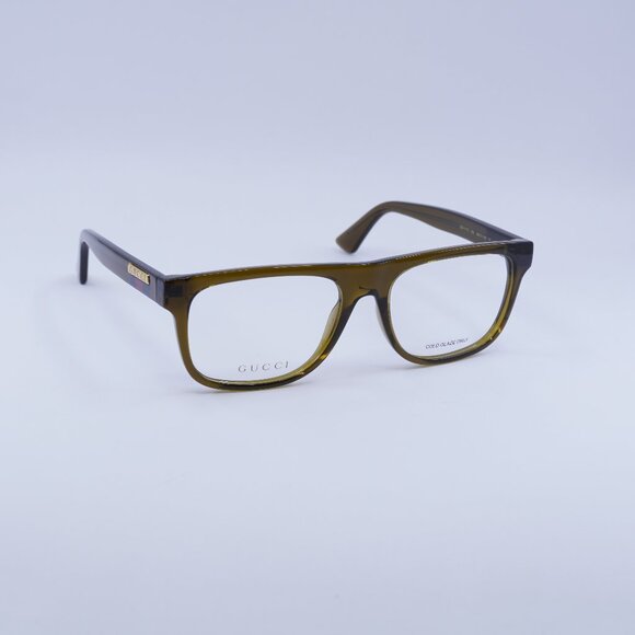 🕶️ New Gucci GG1117O 002 Eyeglasses - Brown Frame 56mm